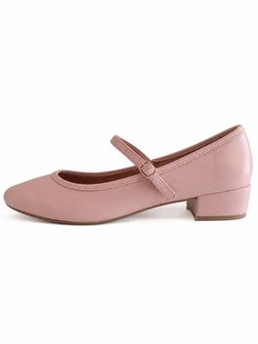 Madden Girl Tutu Mary Jane Flats Blush Pink Block Heel Ballet Shoes Girl Size 6
